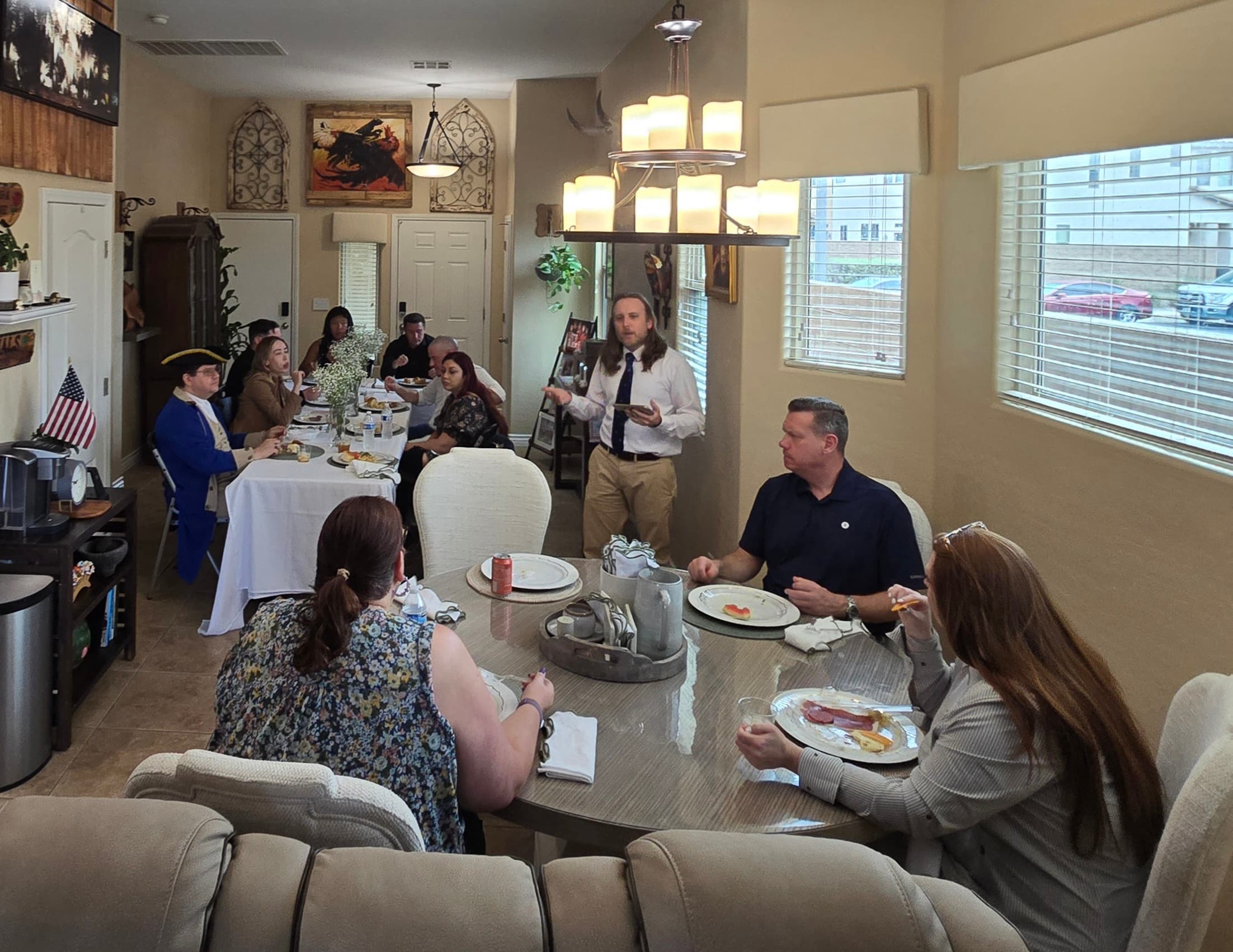Remarks shared with brothers, families, and friends at the festive board